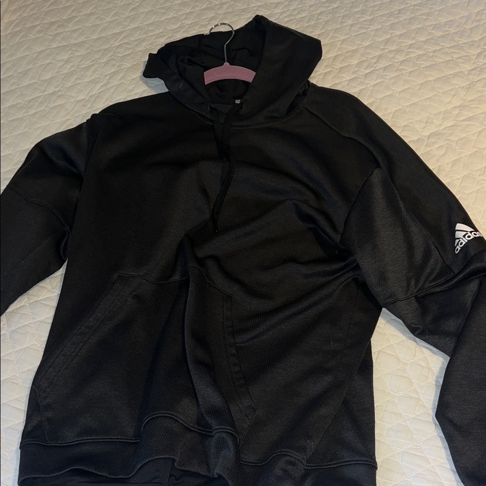 Adidas Black Pullover Hoodie